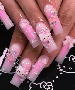 HelloKitty Kawaii Press On Nails