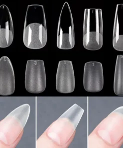 Matte Almond Full Cover Press On Nails