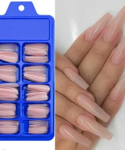 Nude Pink Coffin Press On Nails