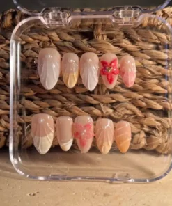 Cute Bread Coffin Press On Nails
