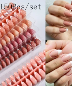 White French Almond Press On Nails