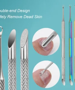 Stainless Steel Beveled Cuticle Pusher